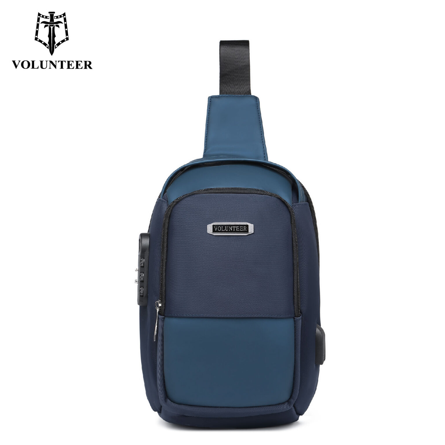 Volunteer Bags DX114 Builtin Lock Crossbody Bag Volunteer